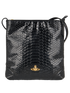 Embossed Crossbody Bag, front view